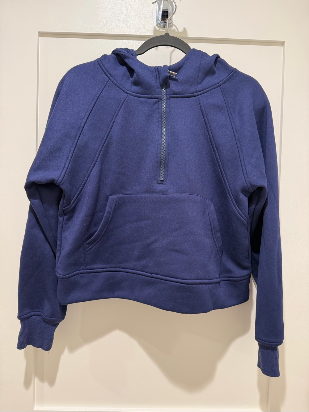 Ulu Navy Half-Zip Hooded Pullover Sweater